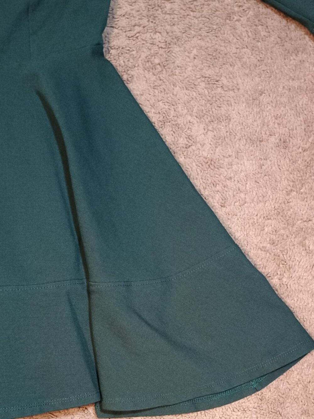 Lulus/Skater Dress/Womens XS/Hunter Green/Spinning Around Mini Date Night Cottag - Picture 11 of 12